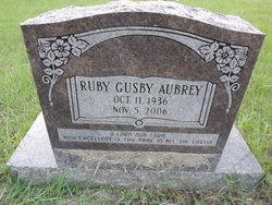 Ruby <I>Gusby</I> Aubrey 
