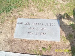 Ann Lou <I>Harley</I> Jeffcoat 