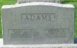 Helen A <I>Huett</I> Adams 