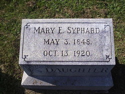 Mary Elizabeth <I>Mast</I> Syphard 