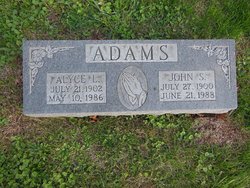 Alyce L. <I>Carter</I> Adams 