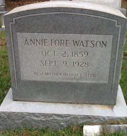 Annie T. <I>Fore</I> Watson 