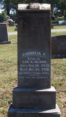 Cornelia F. <I>Helm</I> Bland 