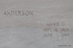 Annie <I>Collins</I> Anderson 