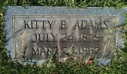 Katherine “Kitty” <I>Butler</I> Adams 