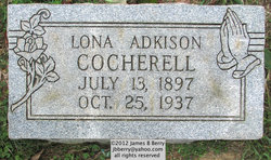 Lona Louisia <I>Adkinson</I> Cocherell 