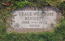 Grace W. <I>Weindorf</I> Bennett 