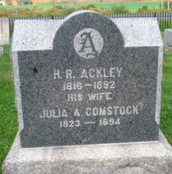 Julia A <I>Comstock</I> Ackley 