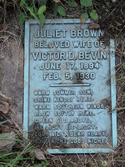 Juliet <I>Brown</I> Bevin 