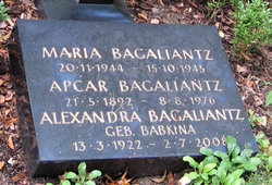 Alexandra <I>Babkina</I> Bagaliantz 