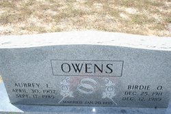 Birdie Doris <I>Owens</I> Owens 