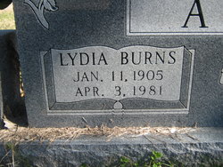 Lydia <I>Burns</I> Akins 