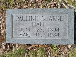 Pauline <I>Clarke</I> Hall 