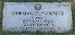 Pvt Herman E Condon 