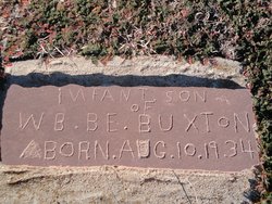 Infant Son Buxton 