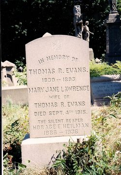 Mary Jane <I>Lawrence</I> Evans 