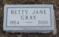 Betty Jane <I>McDonald</I> Gray 