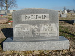 Birdie Rose Lee <I>Holdaway</I> Ragsdale 