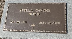 Stella <I>Owens</I> Boyd 