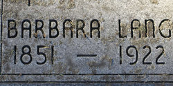 Barbara <I>Lang</I> Deuster 