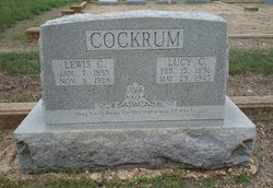 Lucy Caroline <I>Wood</I> Cockrum 
