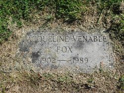 Jacqueline <I>Venable</I> Fox 