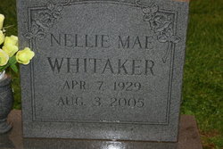 Nellie Mae <I>Miller</I> Whitaker 