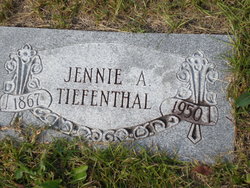 Jennie Adelia <I>Dean</I> Tiefenthal 