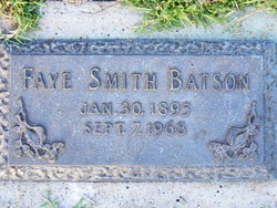 Faye <I>Smith</I> Batson 