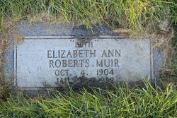 Elizabeth Ann “Beth” <I>Roberts</I> Muir 