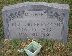 Josephine Ethel “Josie” <I>Grubb</I> Parrish 