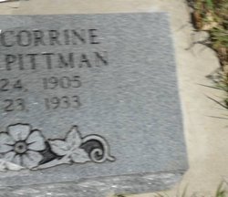 Rosie Corrine <I>Baker</I> Pittman 