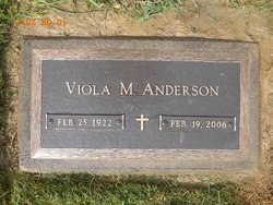 Viola M. <I>Raymer</I> Anderson 