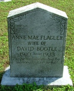 Annie Mae <I>Flagler</I> Bootle 