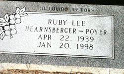 Ruby Lee <I>Hearnsberger</I> Poyer 