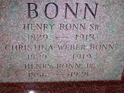 Christina <I>Weber</I> Bonn 