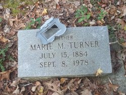 Mrs Marie <I>Mays</I> Turner 