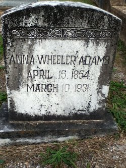 Annie <I>Wheeler</I> Adams 