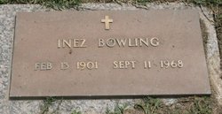 Inez <I>Carroll</I> Bowling 