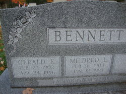 Mildred E <I>Leach</I> Bennett 