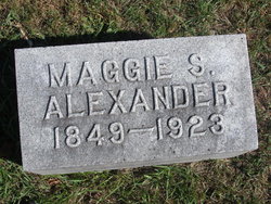 Margaret S “Maggie” <I>Holobaugh</I> Alexander 