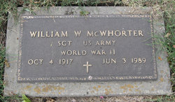 William W “Dub” McWhorter 