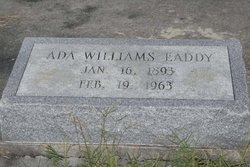 Ada <I>Williams</I> Eaddy 