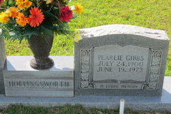 Pearlie <I>Gibbs</I> Hollingsworth 