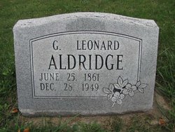 George Leonard Aldridge 