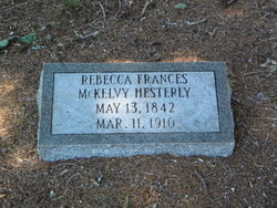 Rebecca Frances <I>McKelvy</I> Hesterly 