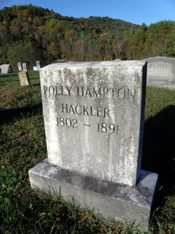 Mary “Polly” <I>Hampton</I> Hackler 