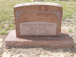 Mildred Ray <I>Bearden</I> Beheler 