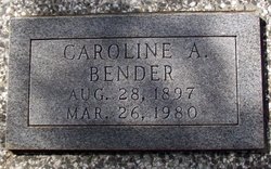 Caroline A. <I>Morgenstern</I> Bender 