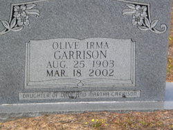 Olive Irma Garrison 
